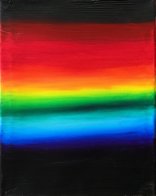 2020-03-30 - Thomas - Age 11 - 'Rainbow' - Acrylics on 11x14 Canvas (Art Challenge Series - 1 of 30)